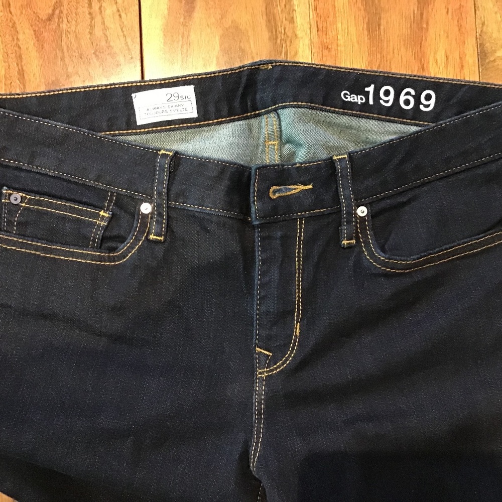 Gap 1969 Always Skinny dark wash jeans - Picture 5 of 5